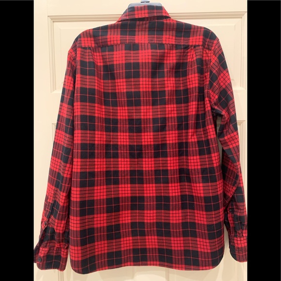 J Crew men’s Buffalo print flannel shirt - Picture 2 of 5